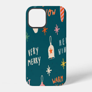 Vintage Christmas 2020: Ornamental Pattern iPhone 12 Case