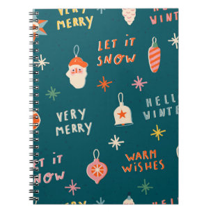 Vintage Christmas 2020: Ornamental Pattern Notebook