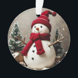 Vintage Christmas - Acrylic Ornament<br><div class="desc">Vintage Christmas - Acrylic Ornament
Design 02
A perfect little gift!</div>