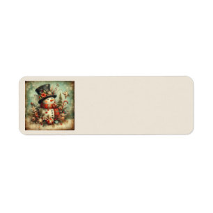 Vintage Christmas Address Labels
