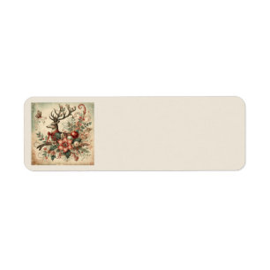 Vintage Christmas Address Labels