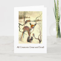 Vintage Christmas - All Creatures Great & Small,