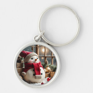 Vintage Christmas - Aluminum Keychain