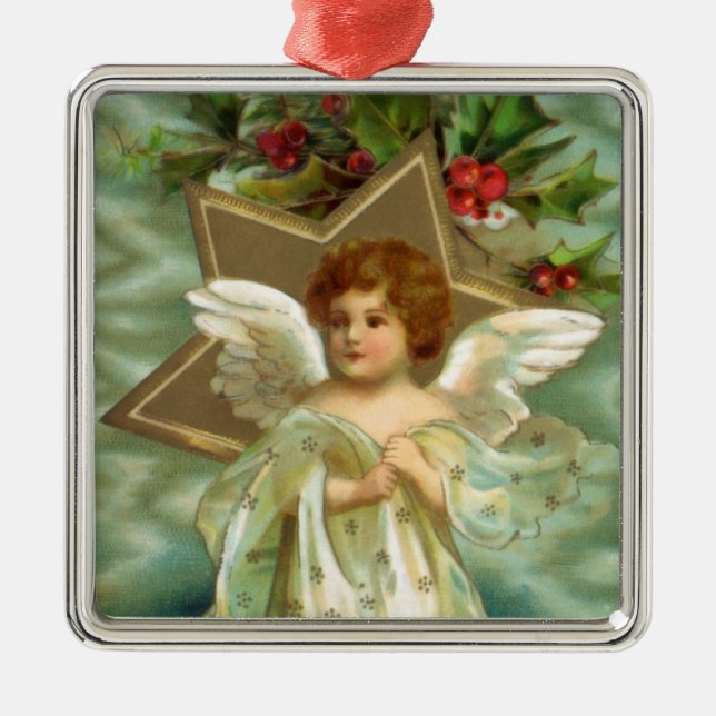 Vintage Christmas Angel Ornament (Front)