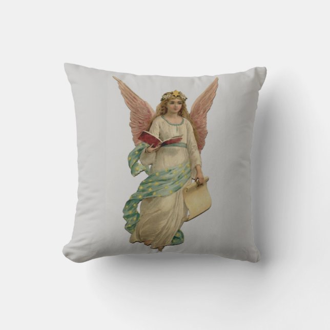 Vintage Christmas Angel Pillow (Front)