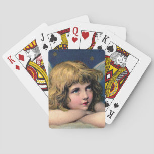 Vintage Christmas Angel  Playing Cards