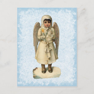 Vintage Christmas Angel Postcard