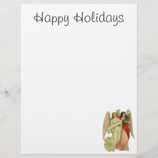 Vintage Christmas, Antique Victorian Angel Die Cut