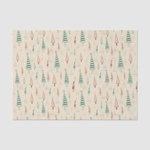 Vintage Christmas Art Plant Art One Little Christm Tissue Paper