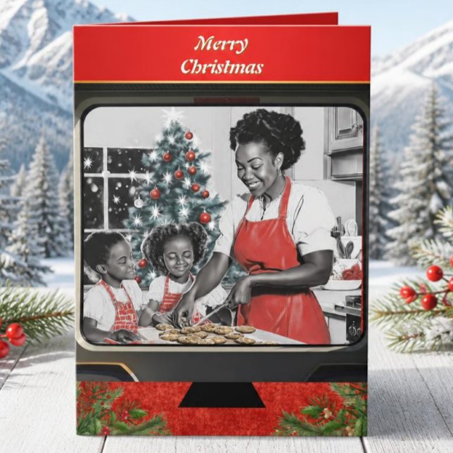 Vintage christmas Baking Holiday Card (Creator Uploaded)