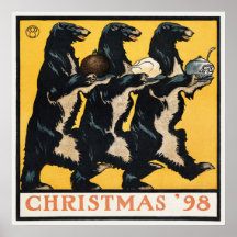 Vintage Christmas bear
