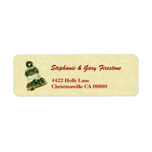 Vintage Christmas Bell with Holly V003