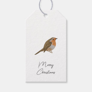 Vintage Christmas Bird Gift Tags