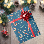Vintage Christmas Candy Cane<br><div class="desc">Enjoy this Vintage Christmas Candy Cane Wrapping Paper. Matching items available.</div>