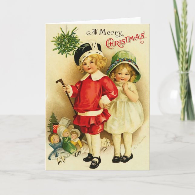 Vintage Christmas Card (Front)