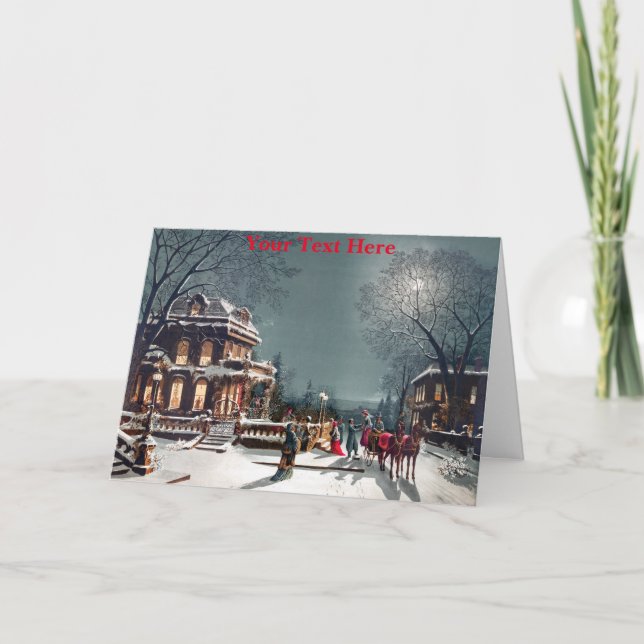 Vintage Christmas card (Front)