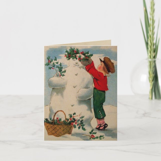 Vintage Christmas Card (Front)