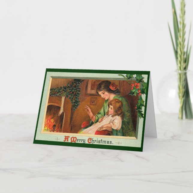 Vintage Christmas Card (Front)