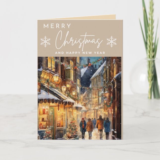 Vintage Christmas Card (Front)