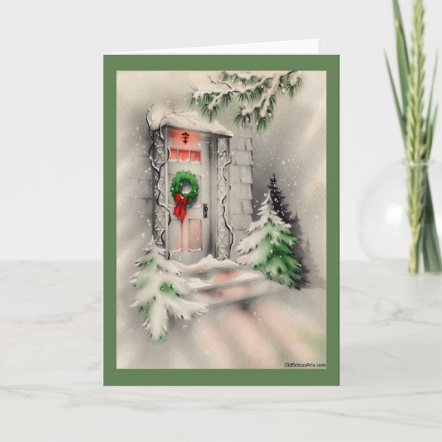 Vintage Christmas Card (Front)