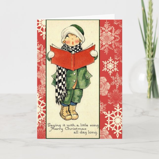 Vintage Christmas Card (Front)