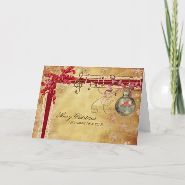 Vintage Christmas Card (Front)