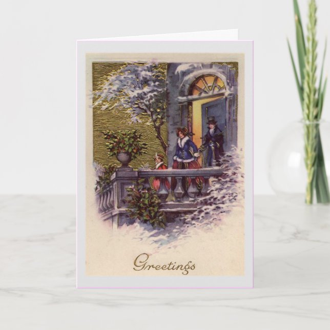 Vintage Christmas card (Front)