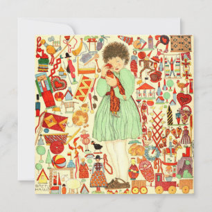 Vintage Christmas Card   Christmas Gifts