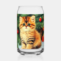 Vintage Christmas Cat