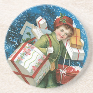 Vintage Christmas Coaster