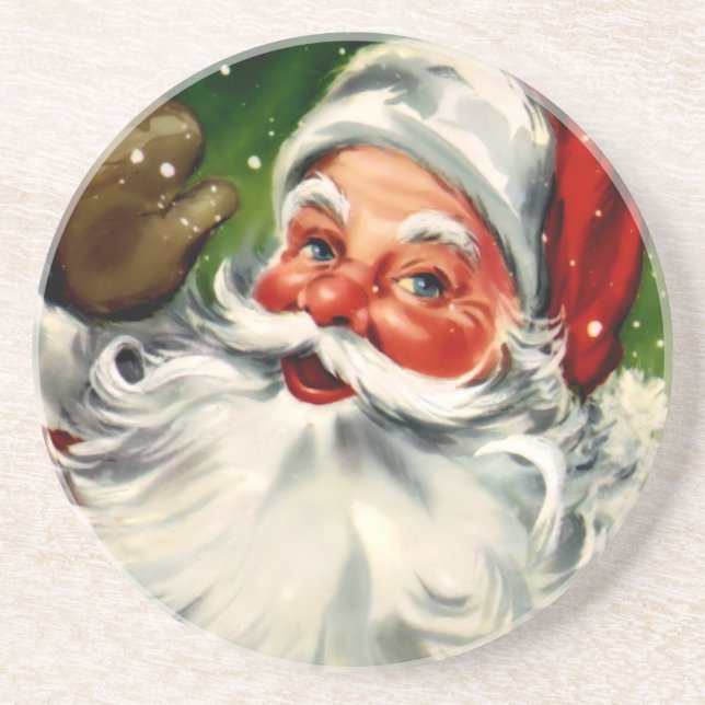 Vintage Christmas Coaster (Front)