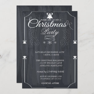 Vintage Christmas Corporate Party, Invitation