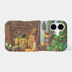 Vintage Christmas, Cosy Log Cabin with Fireplace