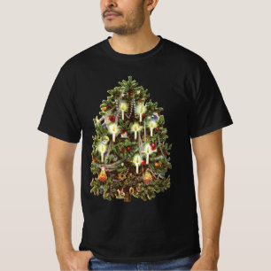 Vintage Christmas, Decorated Victorian Tree T-Shirt