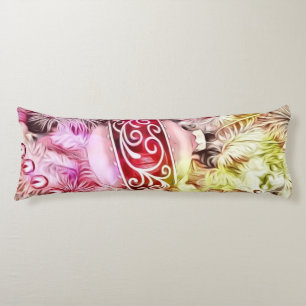 Vintage Christmas Decorations Ornaments Body Cushion