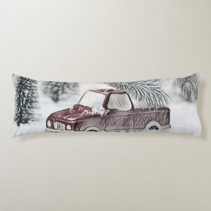 Vintage Christmas Decorations Ornaments Body Cushion