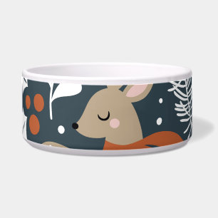 Vintage Christmas deer, festive design