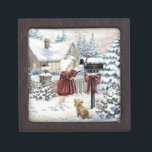 Vintage Christmas Delivery Gift Box<br><div class="desc">Vintage Christmas Delivery design.</div>
