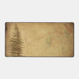 "Vintage Christmas" Desk Mat