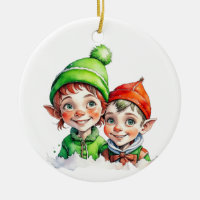 Vintage Christmas Elf  Personalised