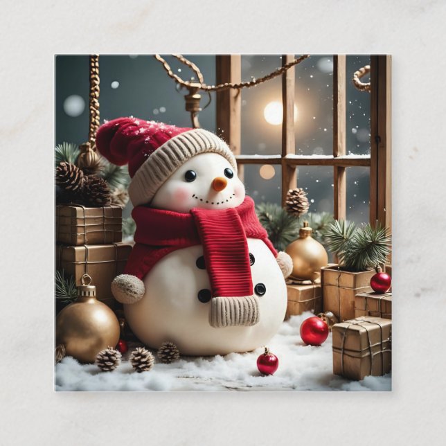 Vintage Christmas - Enclosure Card (Front)