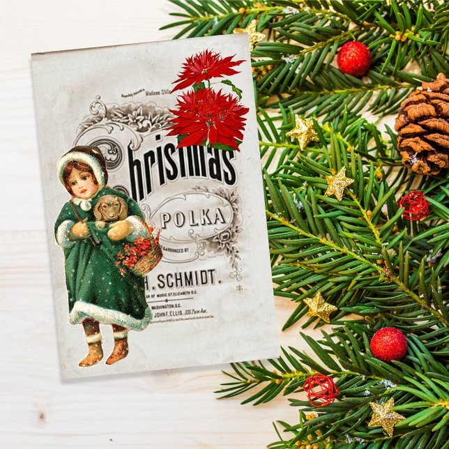 Vintage Christmas Ephemera Ad Decoupage Craft Tissue Paper (Creator Uploaded)