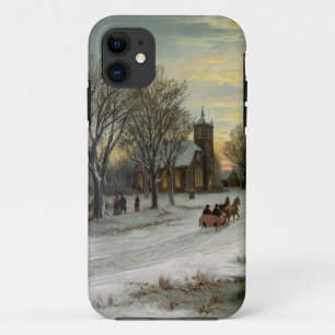 Vintage Christmas Eve Night Case-Mate iPhone Case