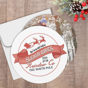 Vintage Christmas Family Photo Custom Invitation