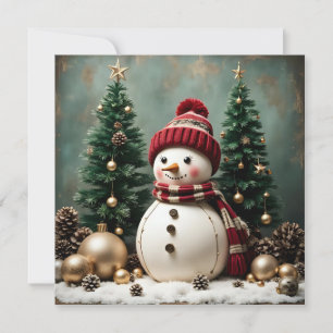 Vintage Christmas - Flat Card