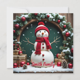 Vintage Christmas - Flat Card