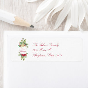 Vintage Christmas floral