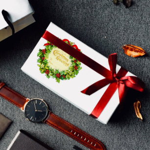 Vintage Christmas Gift Labels 4 From me to you tag