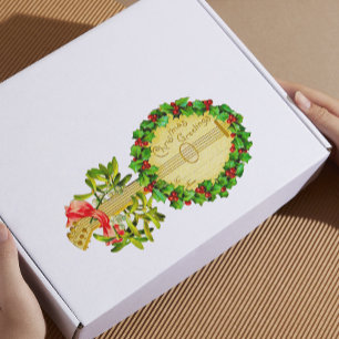 Vintage Christmas Gift Labels From me to you Tags