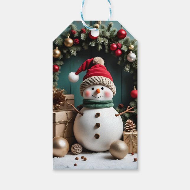 Vintage Christmas - Gift Tag (Front)